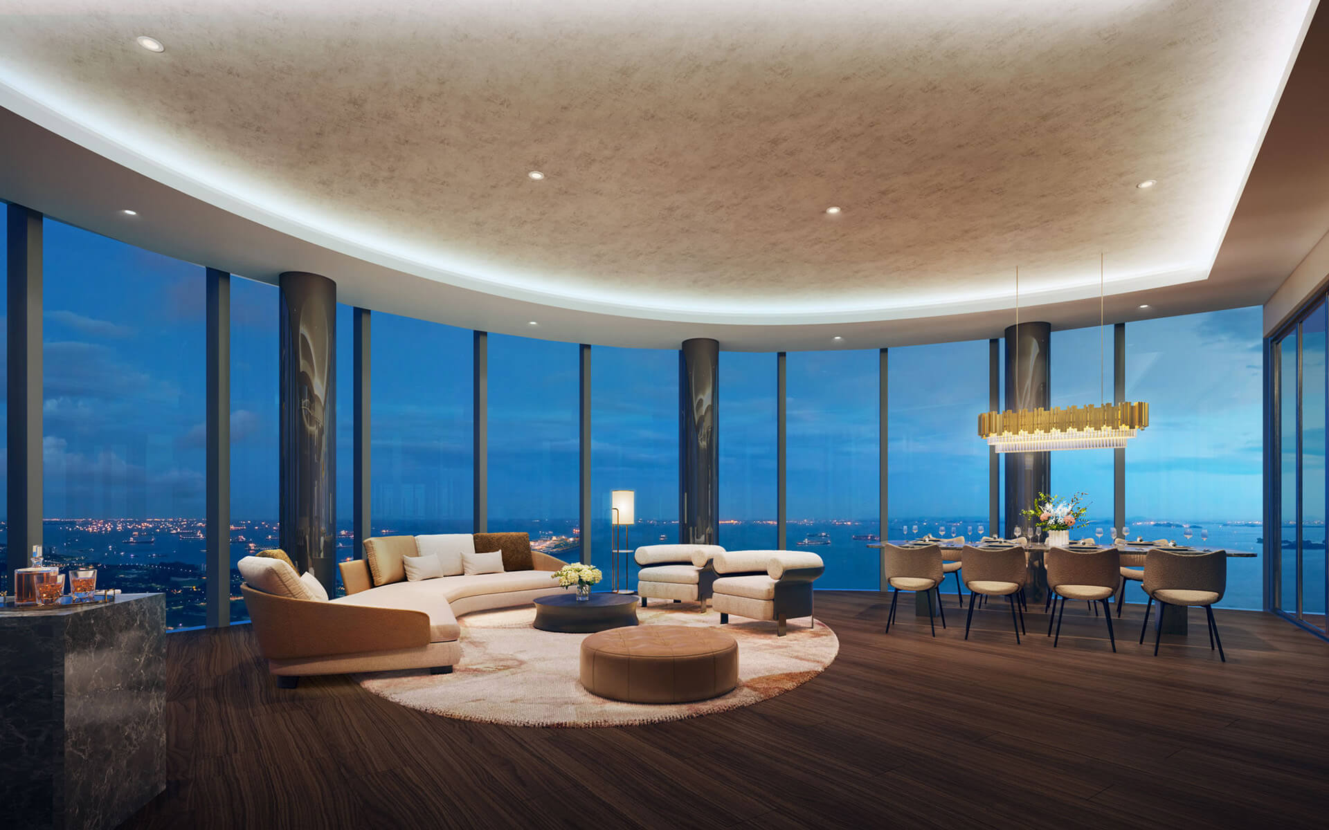 Newport Residences sky club facility