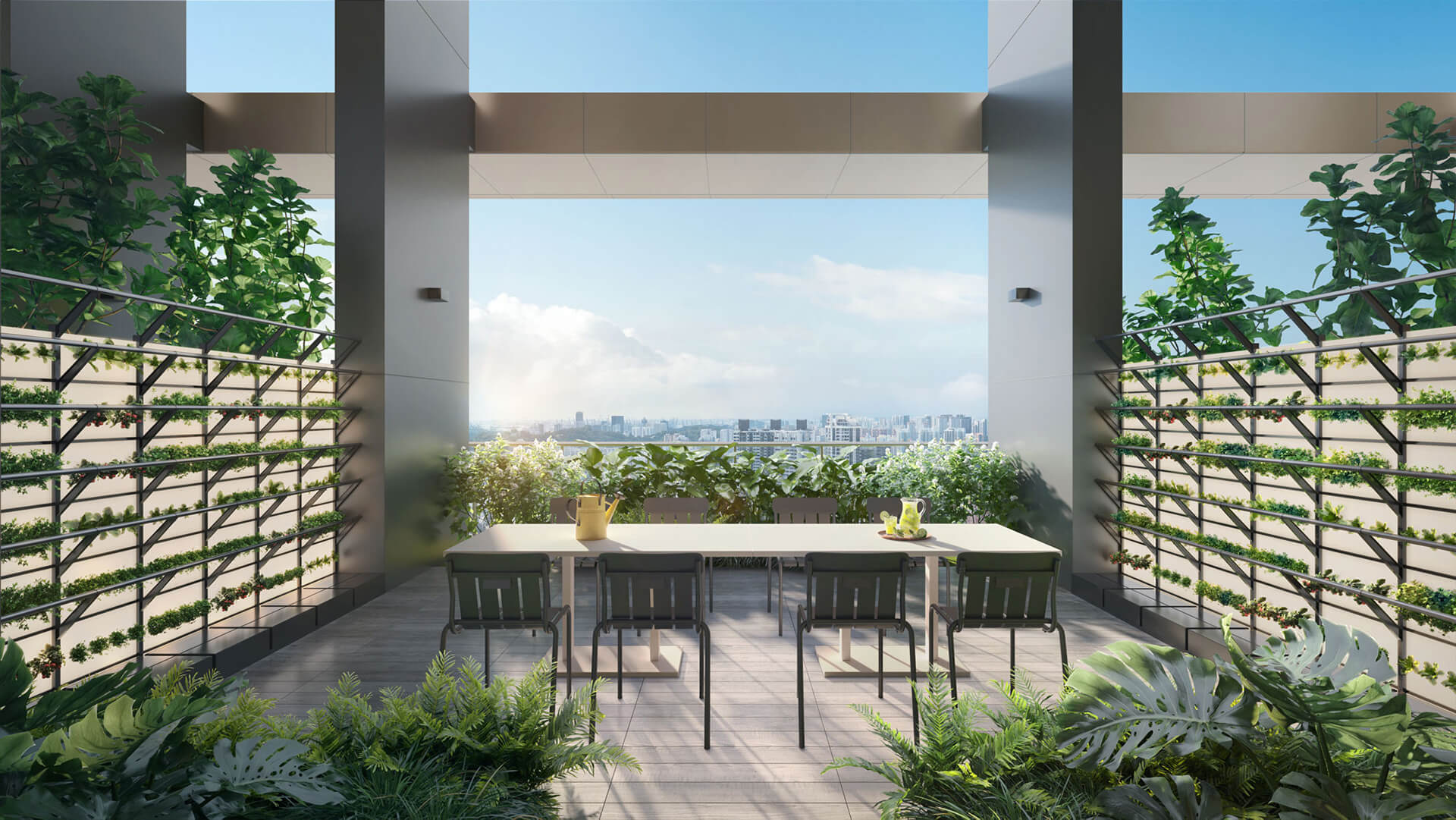 Newport Residences Social Garden facility