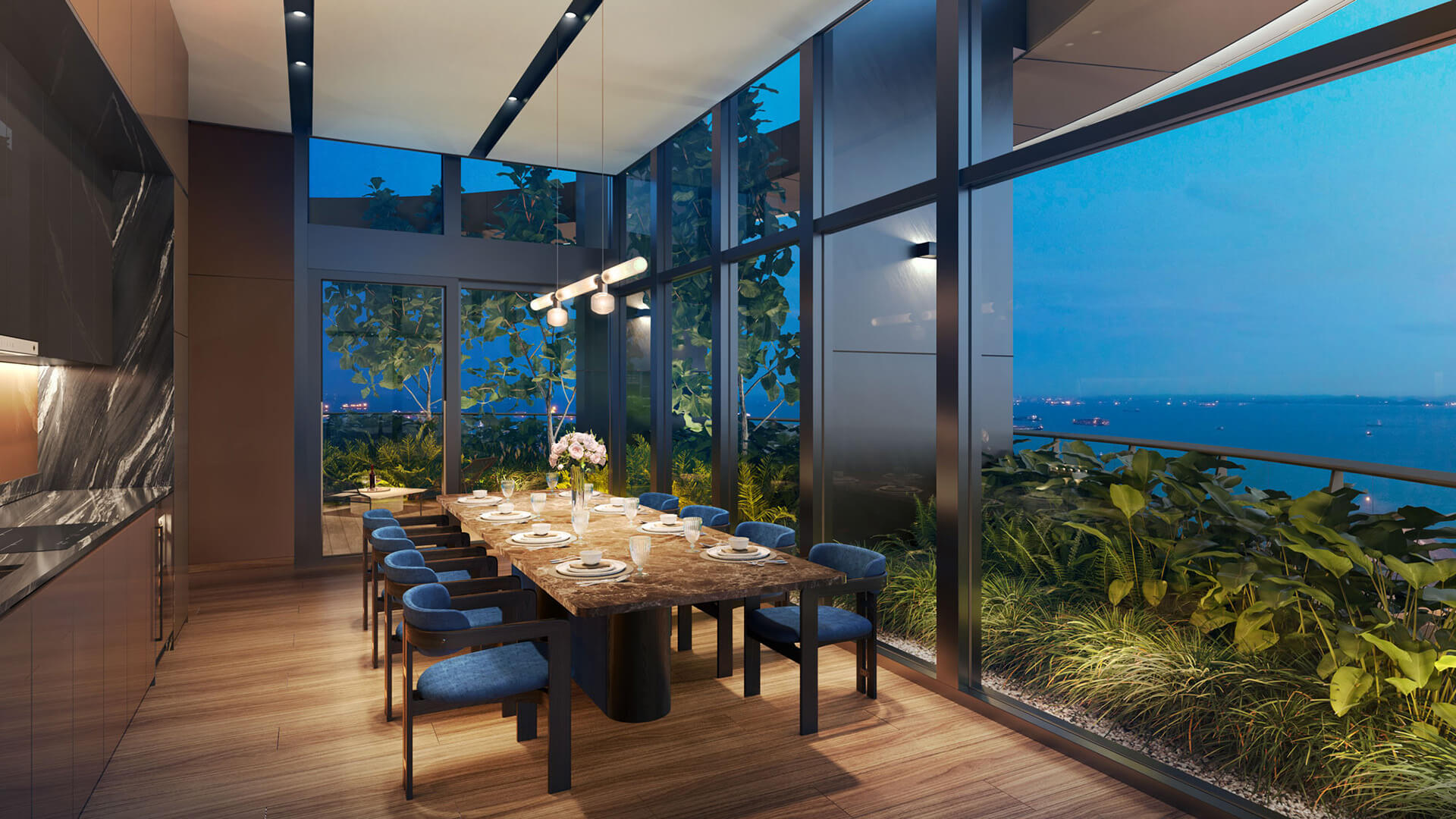 Newport Residences vista gourmet facility